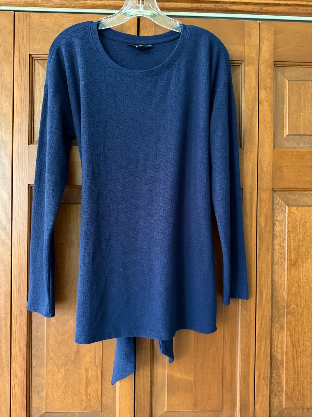 A Pea in the Pod Navy Textured Knit Top